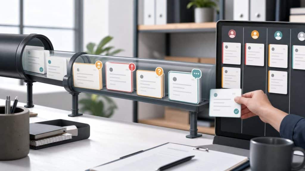 WordPress form queue cards surfaced for stale leads, missing information, and follow-up review