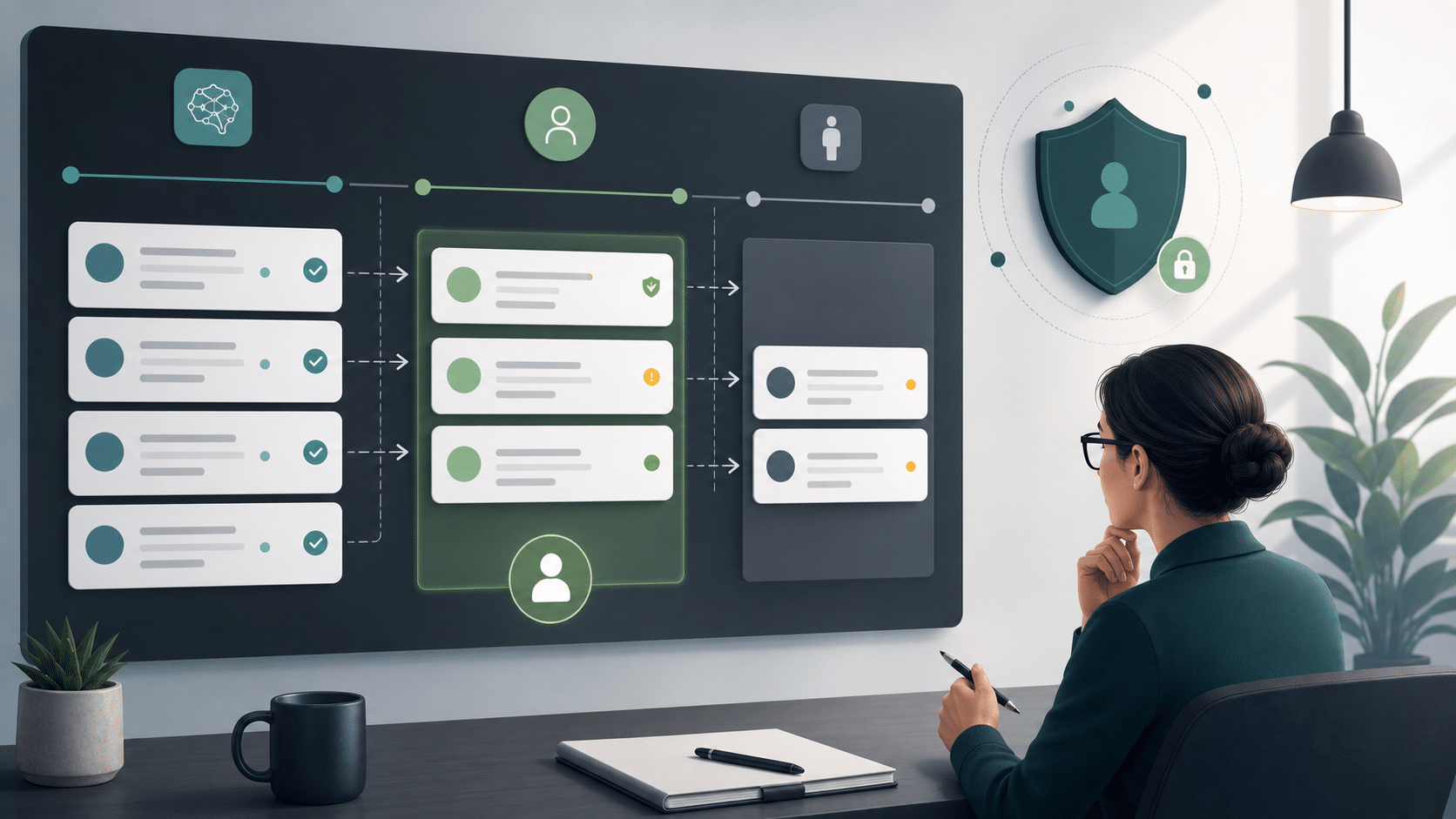 Human review checkpoint for WordPress form submissions with privacy and approval cues