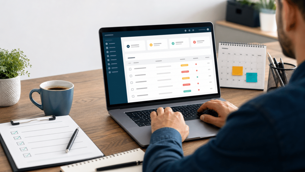 WebMaster reviewing a weekly WordPress form exception report dashboard