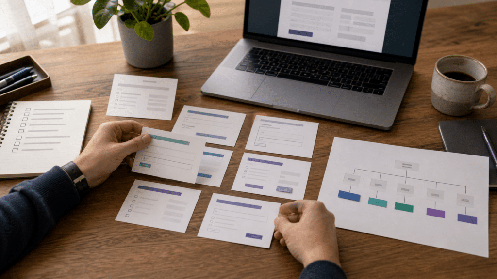 A WebMaster catalogs several WordPress forms into one organized inventory